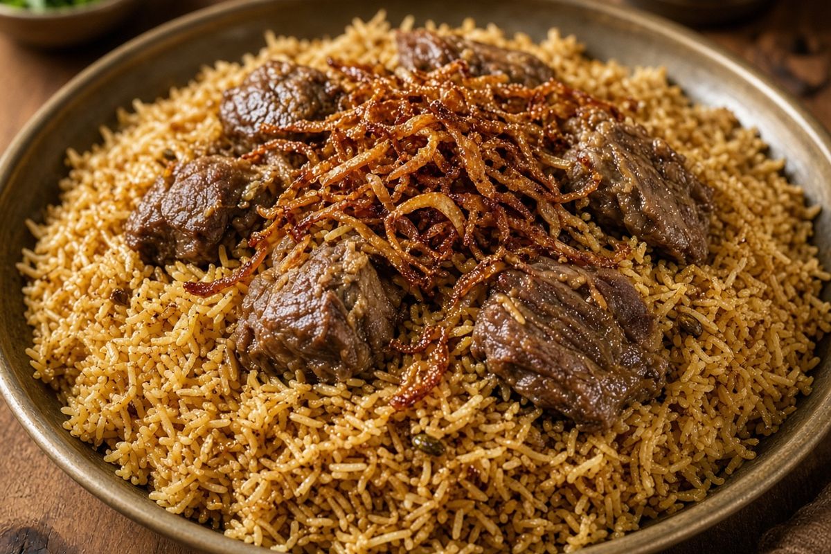 Aish Mashkhool (traditional rice dish)