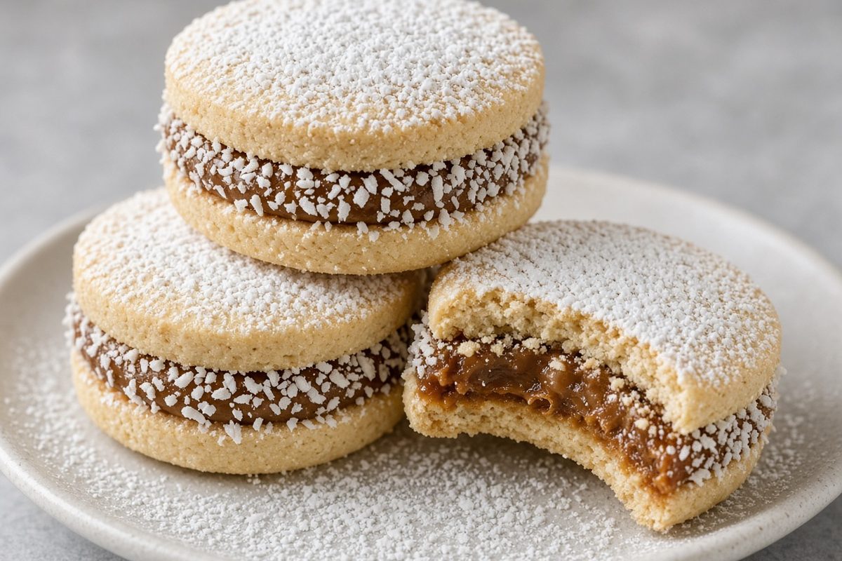 Alfajores with Dulce de Leche