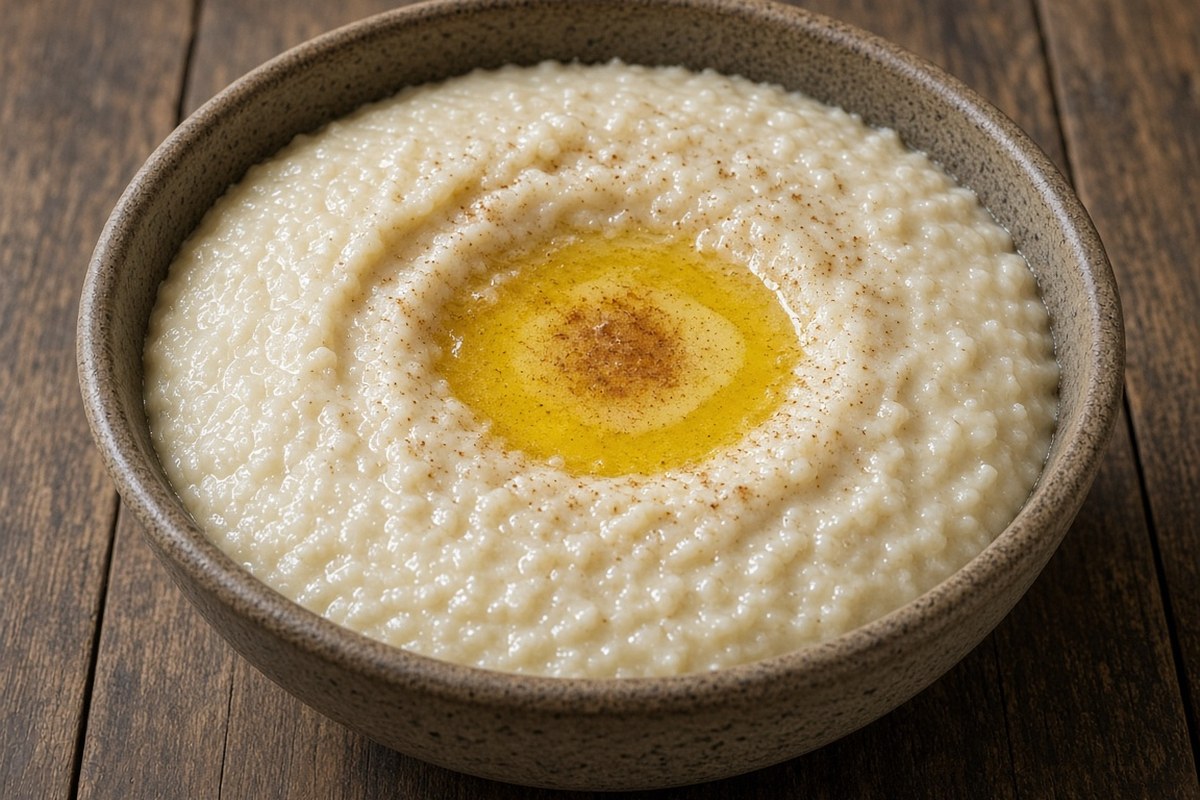 Emirati Arsiya (creamy chicken & rice porridge)
