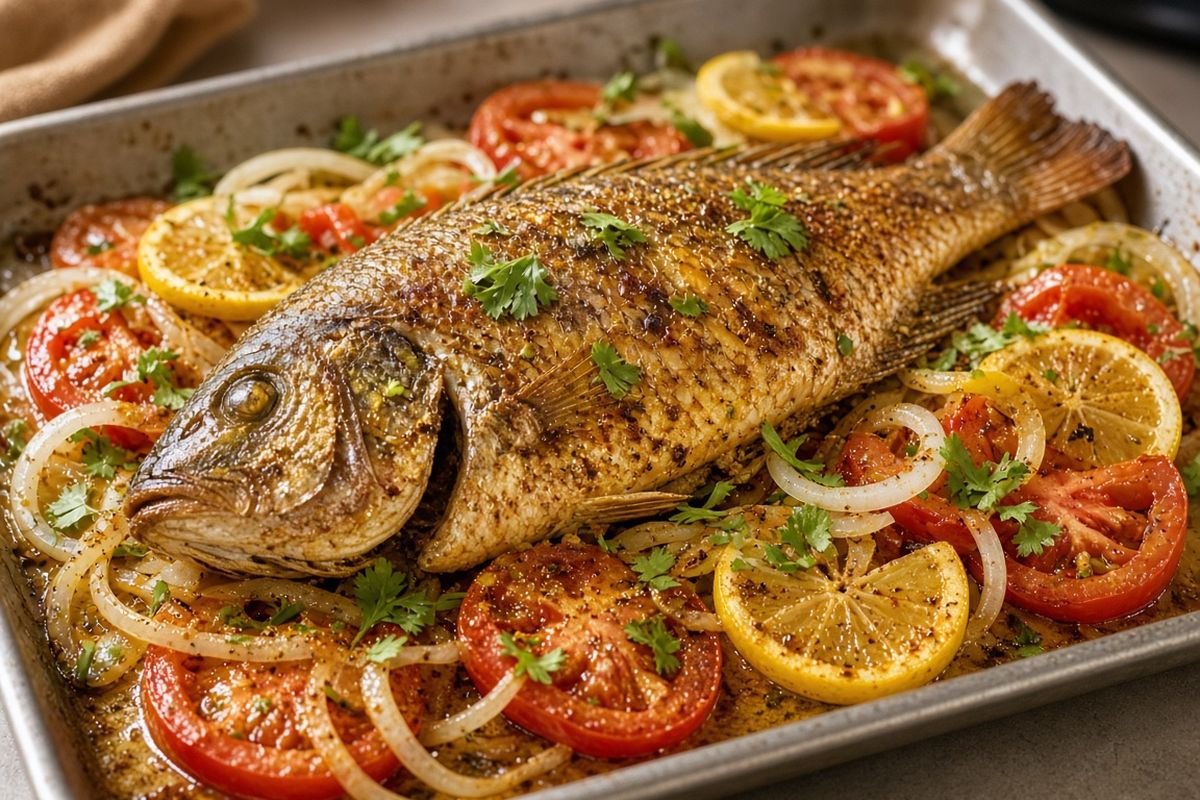 Oven-Baked Shaari Fish