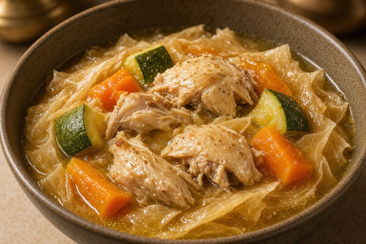Chicken Fareed (bread & stew)