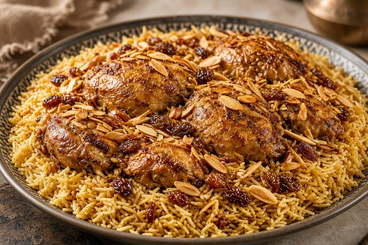 Chicken Madfoon (slow-cooked in a pit)