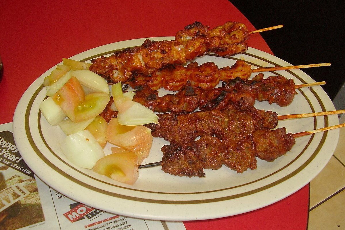 Suya (Nigerian spiced beef skewers)